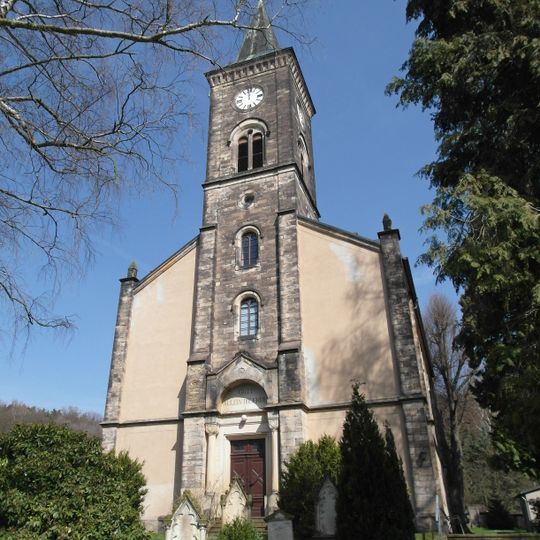 Dorfkirche und Kirchhof Cunnersdorf Cunnersdorfer Straße -