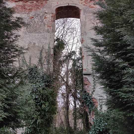 Ruined evangelical church Rozumice