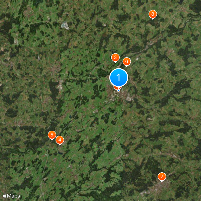 Wangen im Allgäu Carte