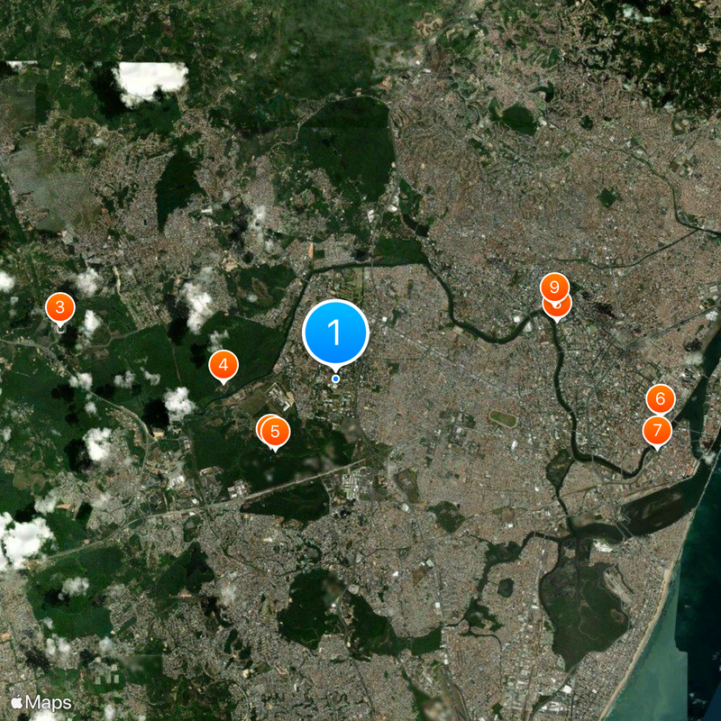 Federal University of Pernambuco Map
