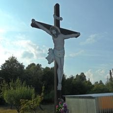 Dřevěný kříž v Petrově nad Desnou v Terezíně