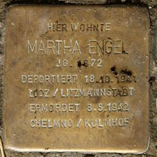 Stolperstein en memoria de Martha Engel