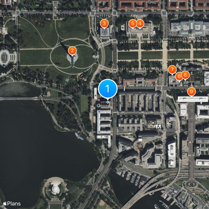 United States Holocaust Memorial Museum Map