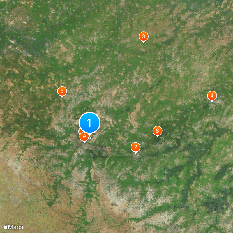 Distrito de Hisar Mapa