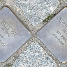 Stolperstein à la mémoire de Bernhard Karl Emil Kunze