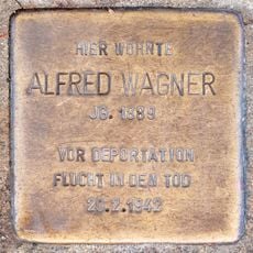 Stolperstein dedicated to Alfred Wagner
