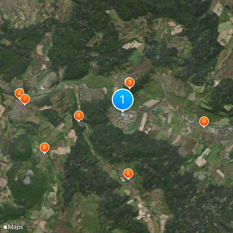 Erlebnisbergwerk Merkers Mappa