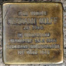Stolperstein en memoria de Hermann Wolff