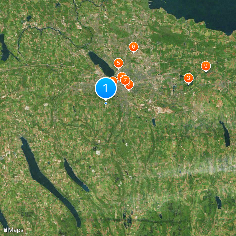 Onondaga County Karte