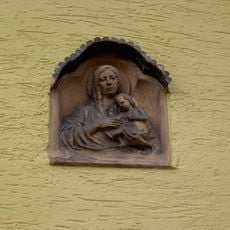 Terrakotta-Relief Maria mit Kind