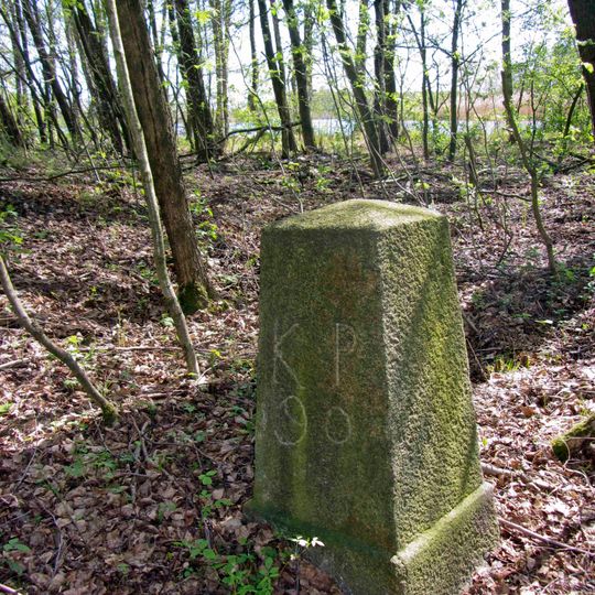 Sächsisch-Preußischer Grenzstein: Pilar Nr. 90