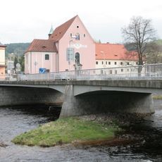 Most Dlouhoveské ulice přes Otavu v Sušici