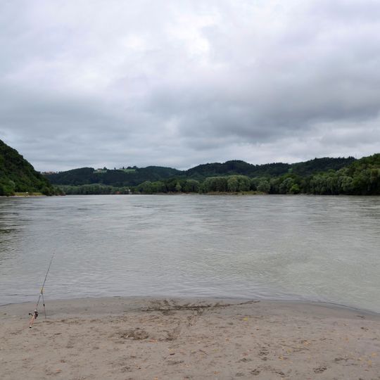 Donau von Kachlet bis Jochenstein mit Inn- und Ilzmündung