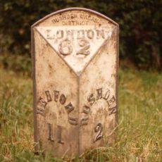 Milepost, NW of Benford Grange