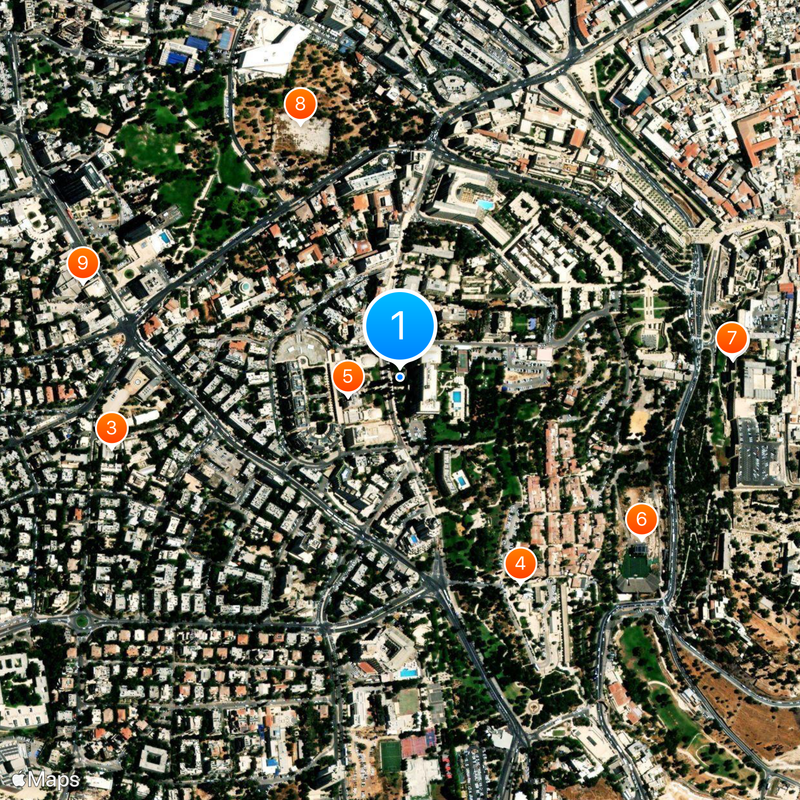 King David Hotel Mappa