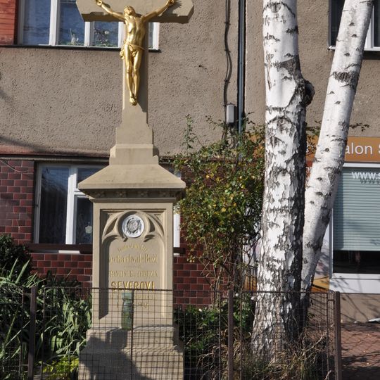 Wayside cross, Brno, Merhautova 159