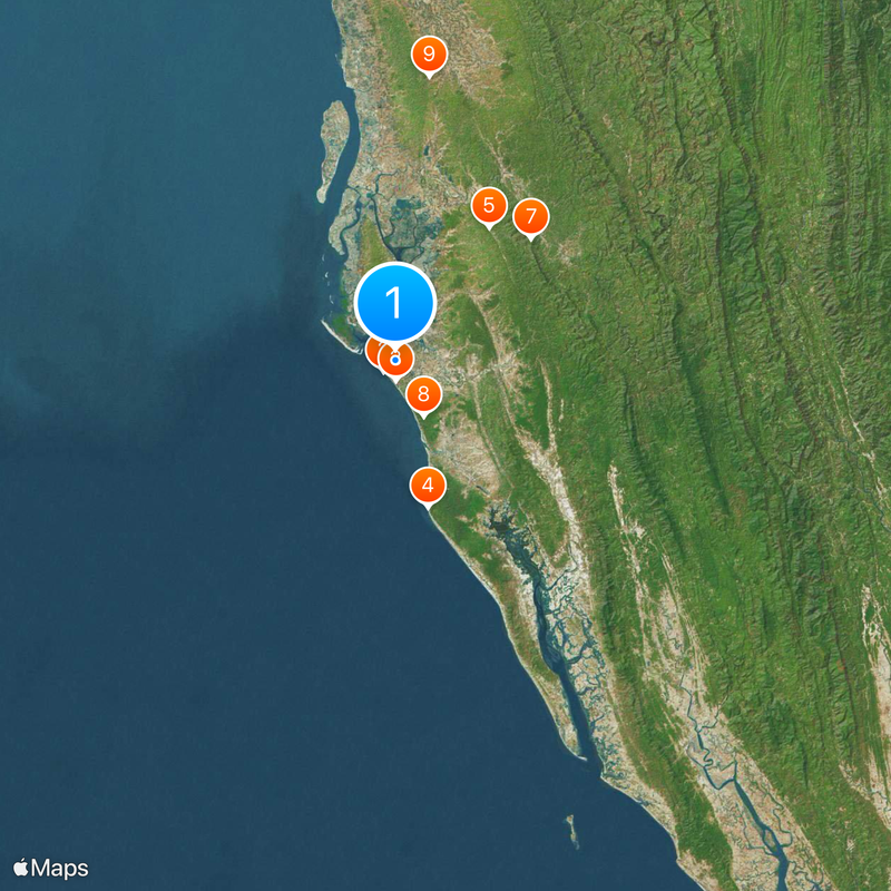 Cox's Bazar District Map