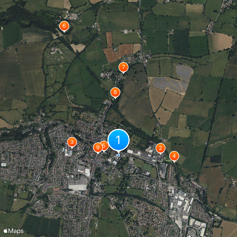 HM Prison Shepton Mallet Carte