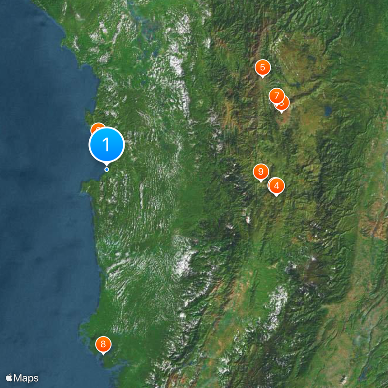 Nuquí Map