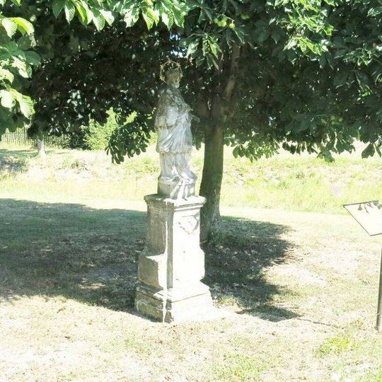 Socha sv. Jana Nepomuckého ze západní části Kravař