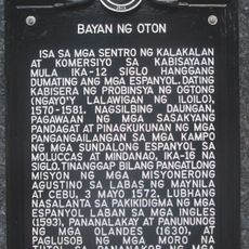 Town of Oton historical marker