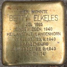 Stolperstein dedicated to Betty Elkeles