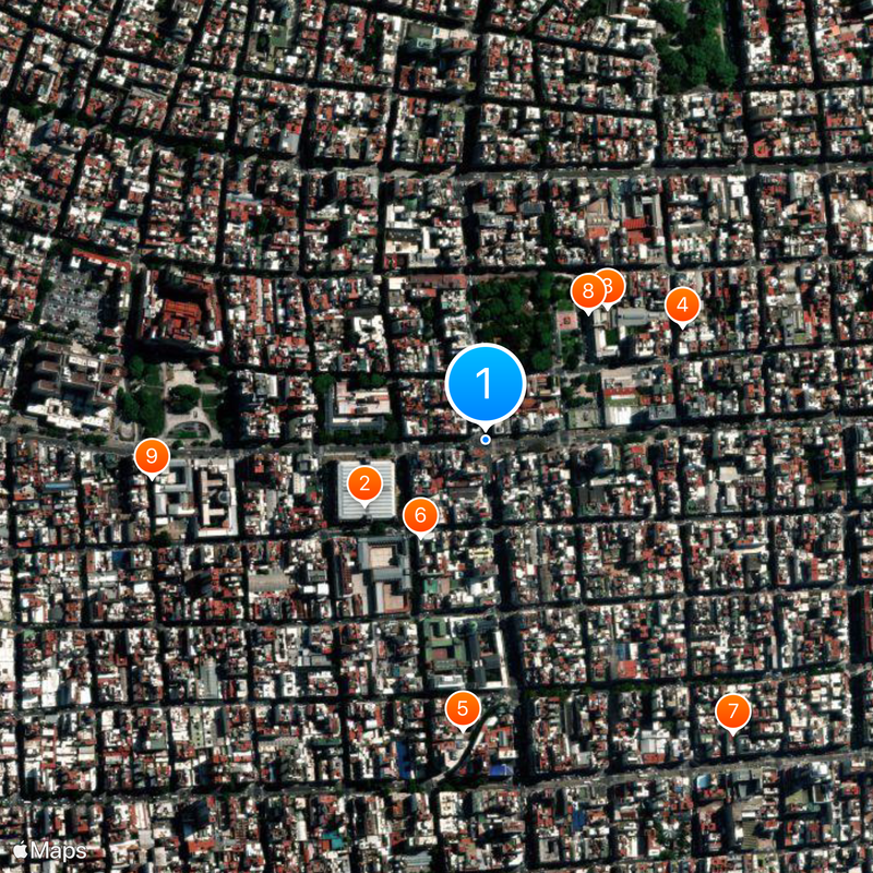 University of the Salvador Map