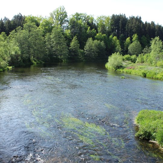 Oberlauf des Regens und Nebenbäche