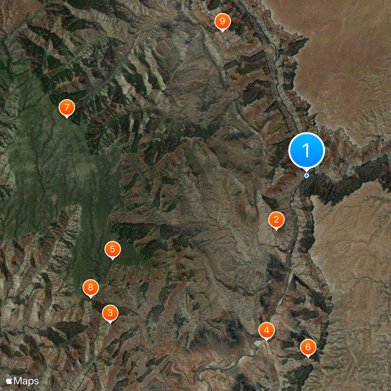 Little Colorado River Map