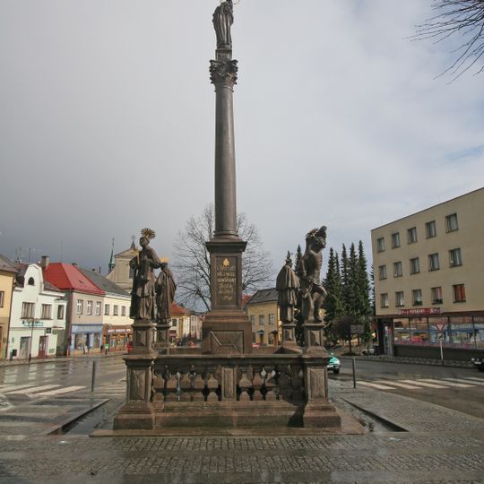 Maria column in Lomnice nad Popelkou