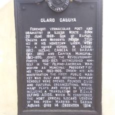 Claro Caluya historical marker