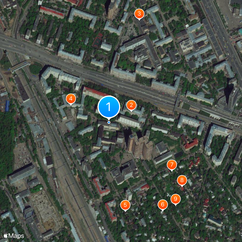 Russian Biotechnological University Map