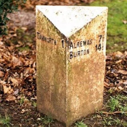 Milepost, roadside at SK20500534