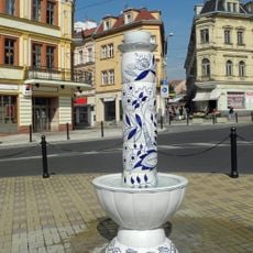 Porcelánová kašna v Teplicích