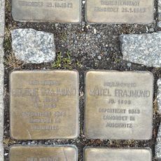 Stolperstein à la mémoire de Denny Frajmund
