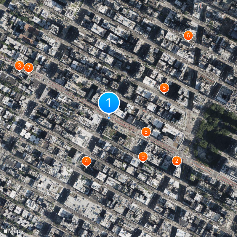 Sixth Avenue Map