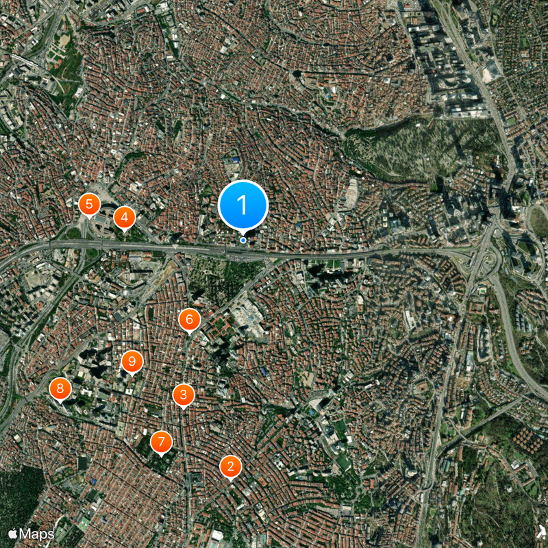 Trump Towers Istanbul Karte