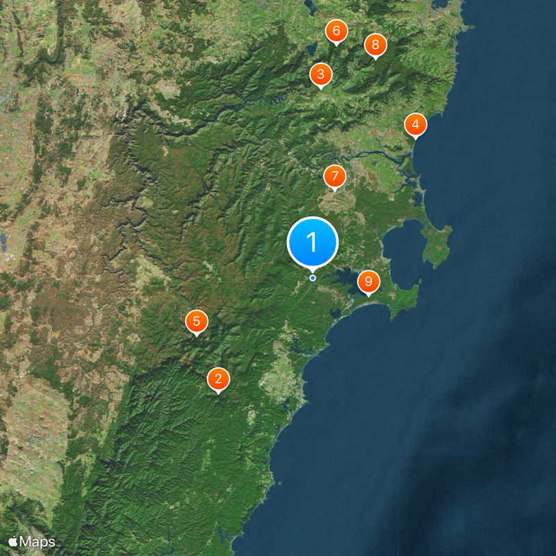Città di Shoalhaven Mappa