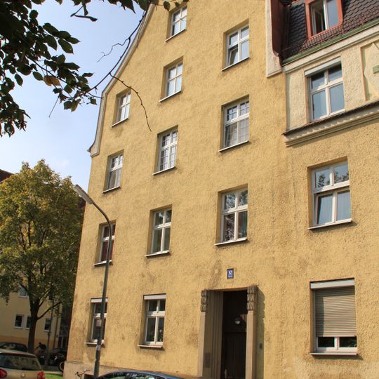 Teil einer historisierenden Wohnanlage