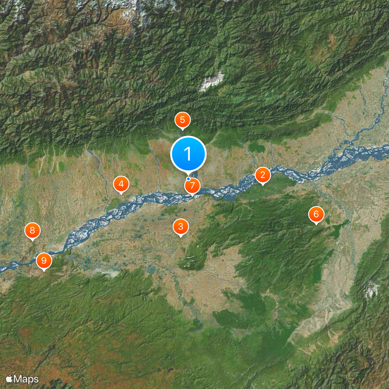 Tezpur University Map
