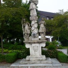Figurenbildstock hl. Johannes Nepomuk mit Florian und Donatus