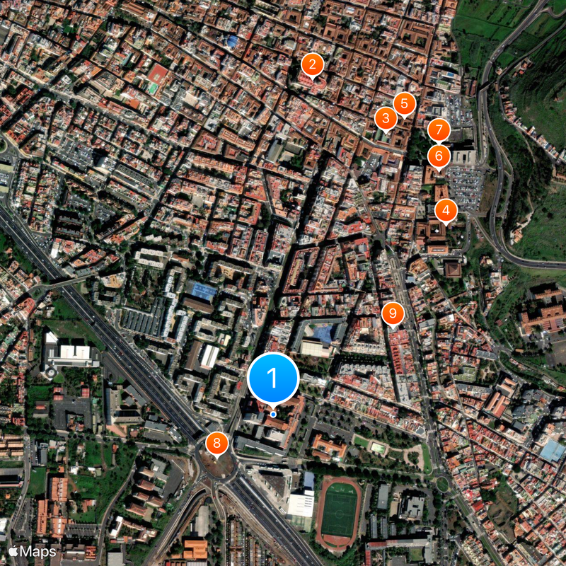 University of La Laguna Map