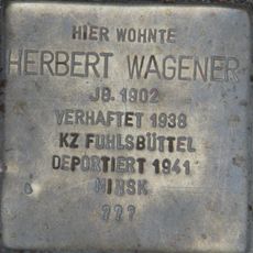 Stolperstein en memoria de Herbert Wagener