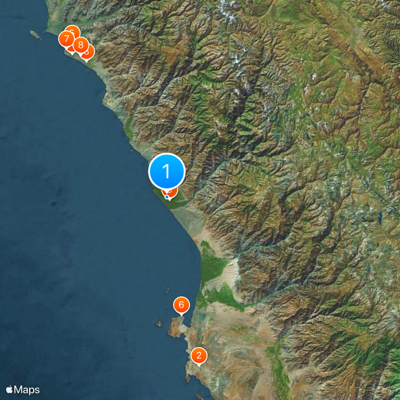 San Vicente de Cañete Map