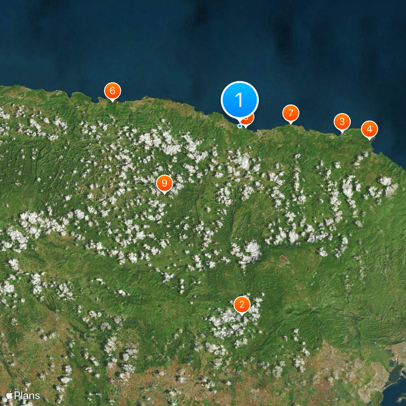 Chutes de la Dunn Carte