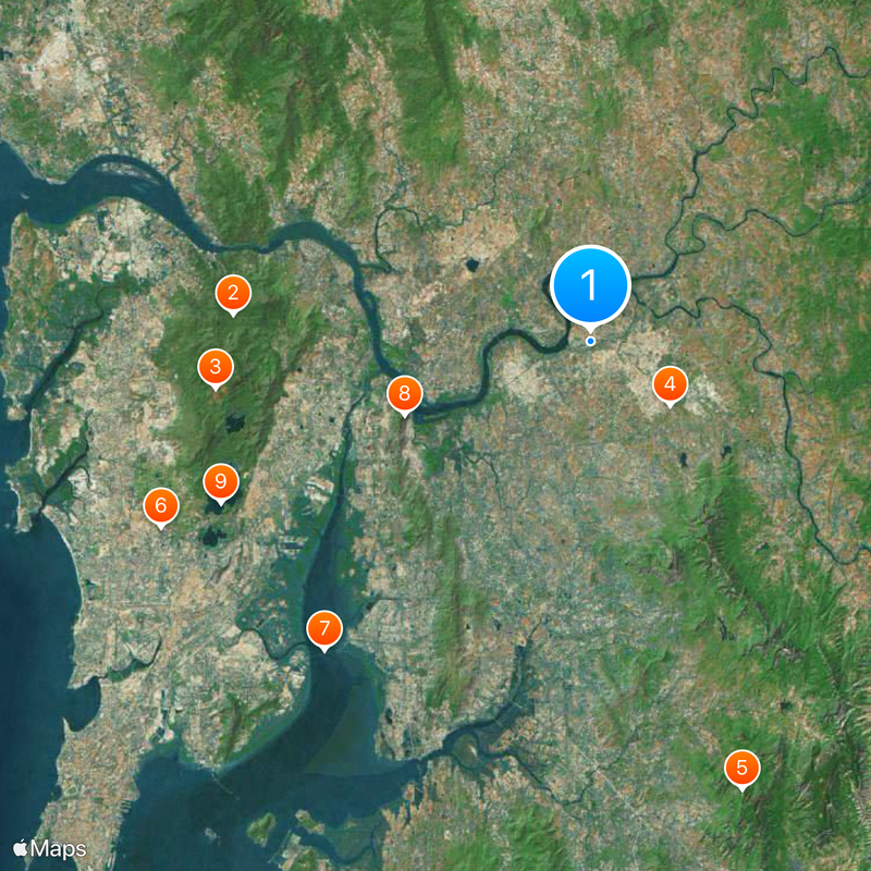 Kalyan railway station Kaart