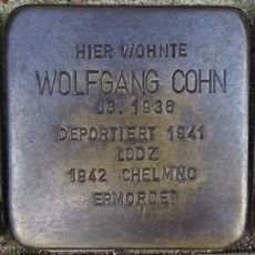 Stolperstein dedicated to Wolfgang Cohn