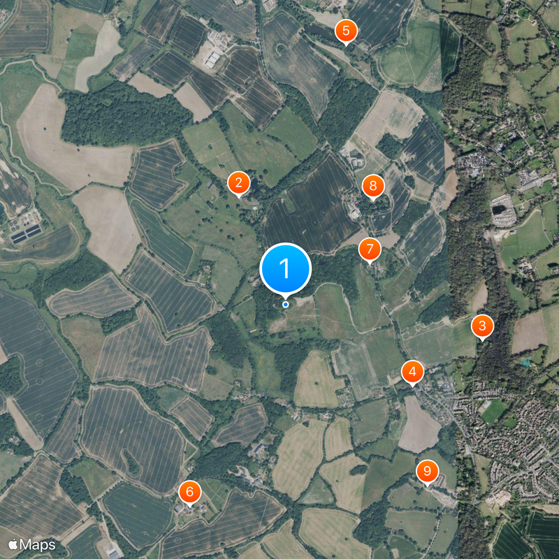 Kelvedon Hatch Secret Nuclear Bunker Mapa