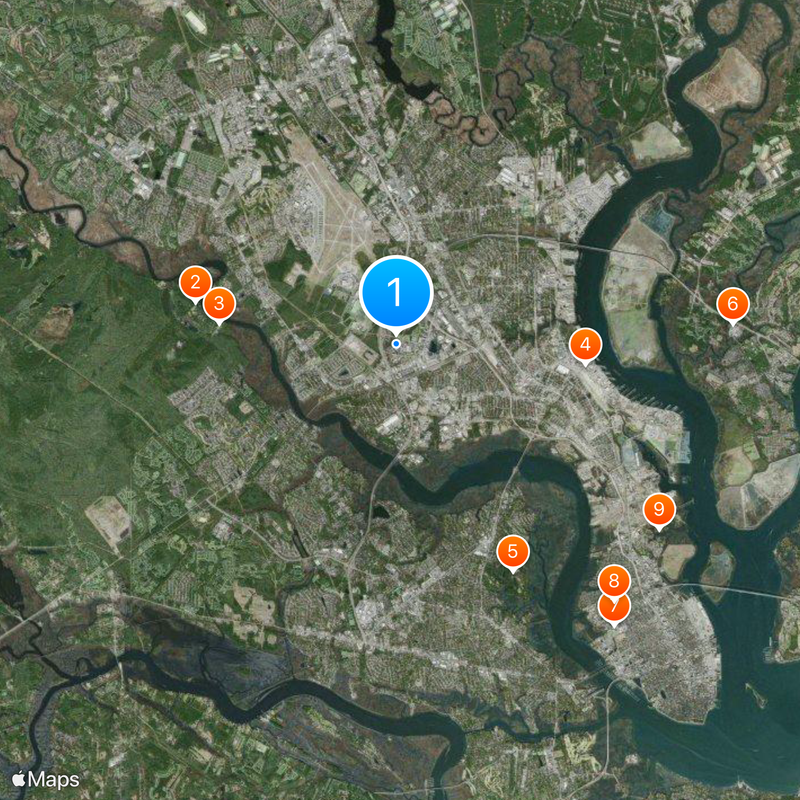North Charleston Coliseum Map