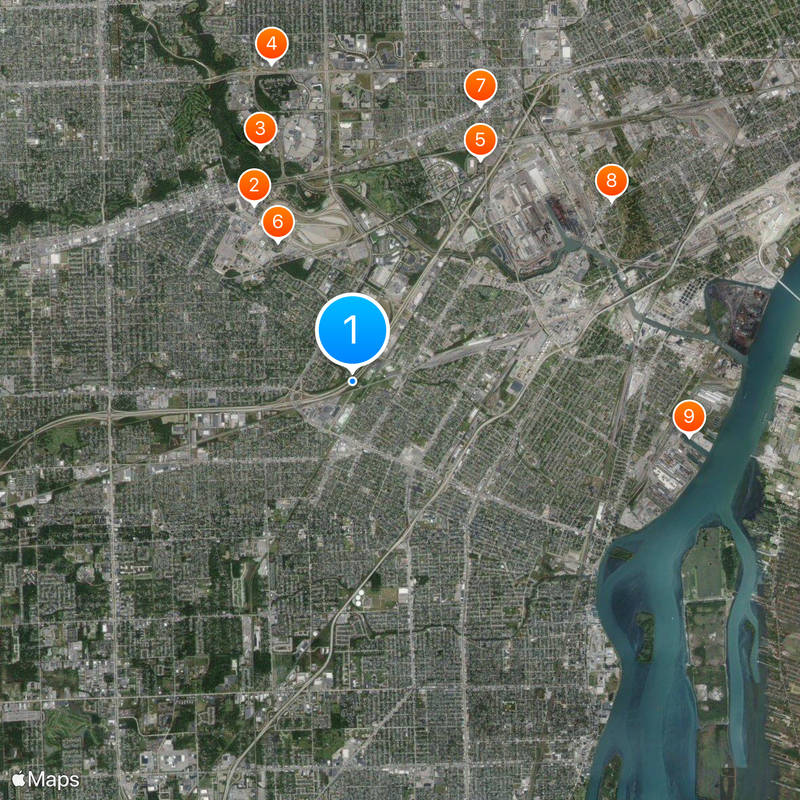 Uniroyal Giant Tire Map